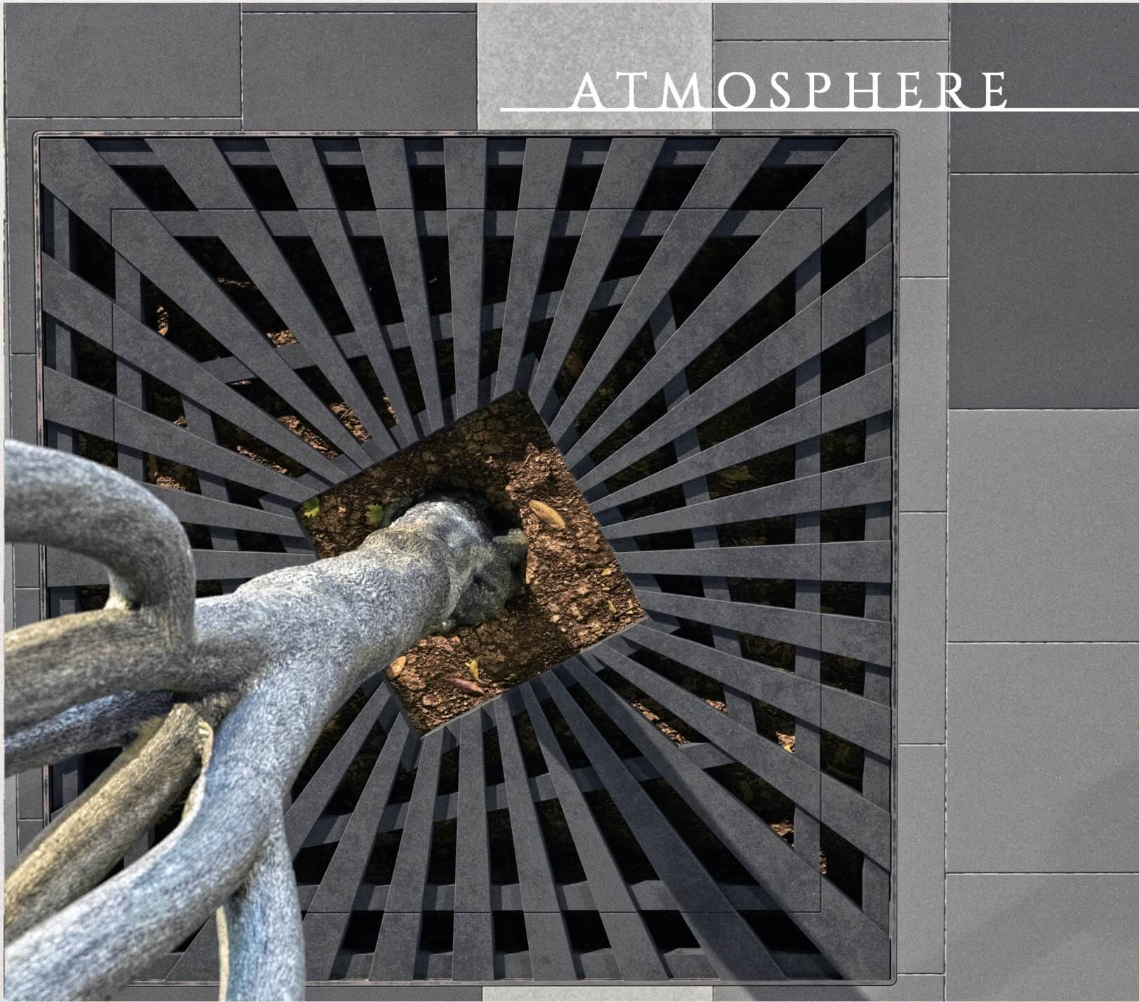 Приствольная решетка для дерева ZKING ATMOSPHERE 1.2х1.2м Черная в Киселевске фото