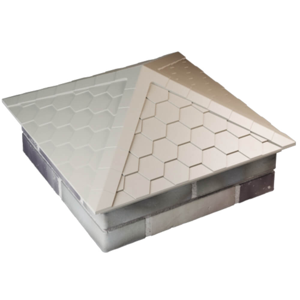 Колпак Zking Эверест Бежевый на столб 2х2 кирпича (535х535мм) Киселевск фото