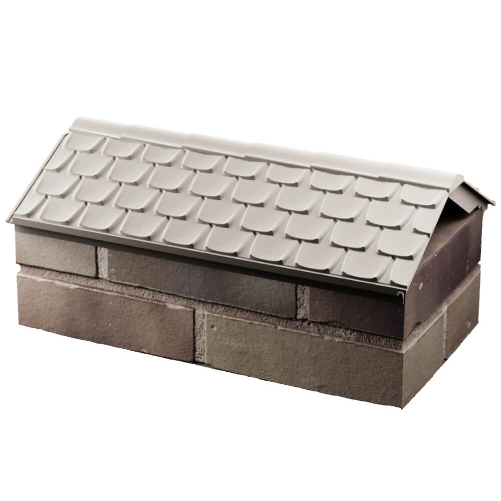 Парапет Zking Эльбрус Бежевый с посадкой на 1 кирпич (255мм) в Киселевске фото