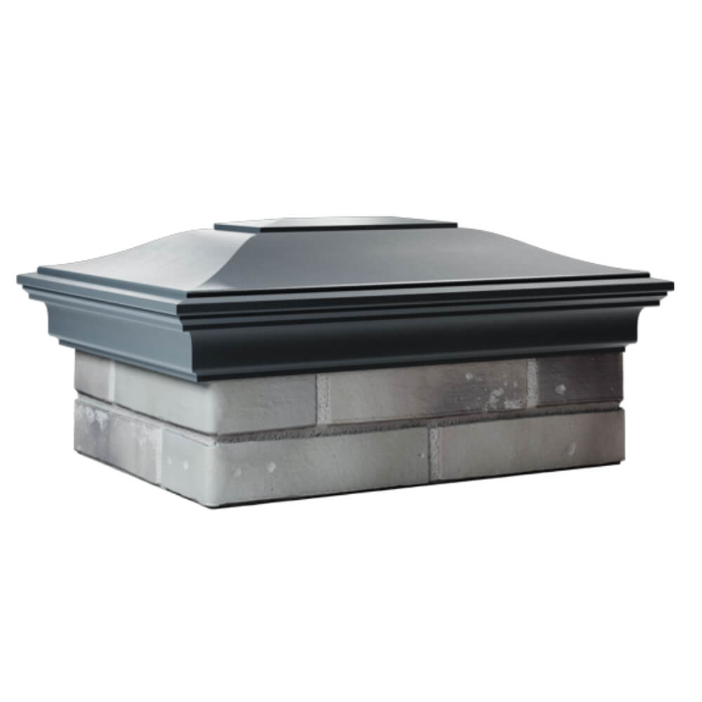 Колпак Zking Монблан Серый на столб 2х1.5 кирпича (515х385мм) в Киселевске фото