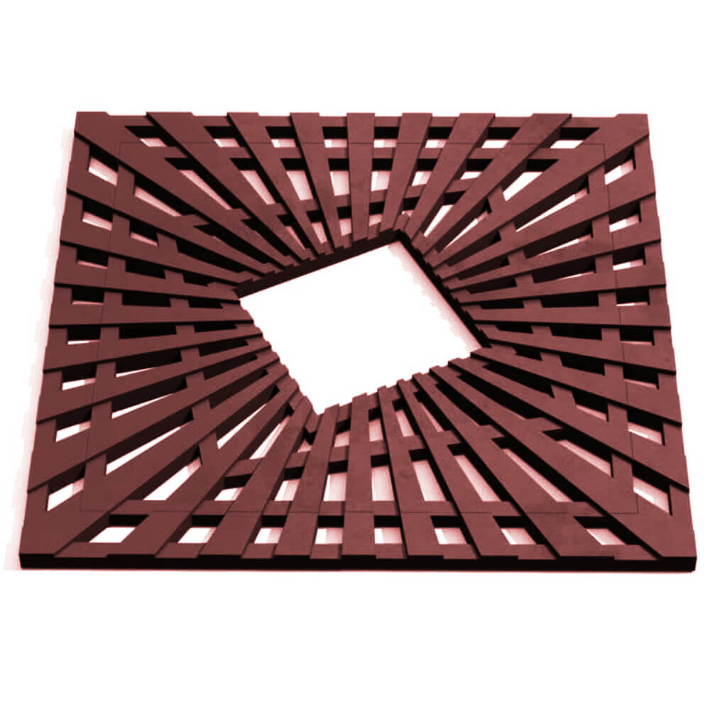 Приствольная решетка для дерева ZKING ATMOSPHERE 1.2х1.2м Коричневая Киселевск фото