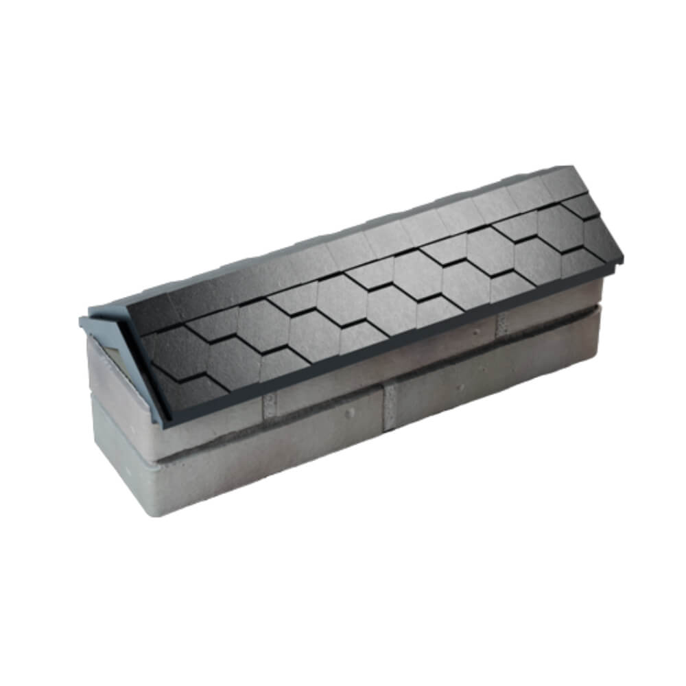 Парапет Zking Эверест Черный с посадкой на 0.5 кирпича (130мм) в Киселевске фото