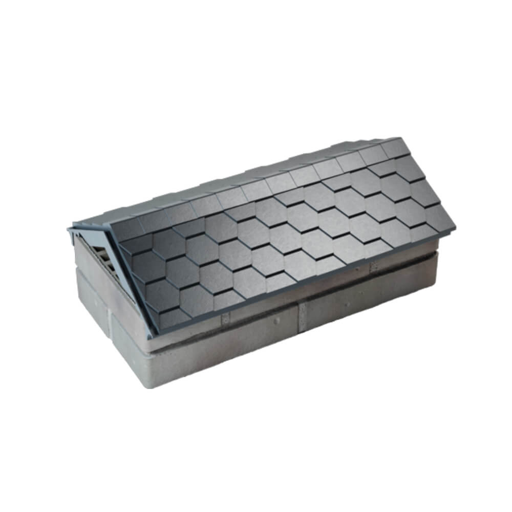 Парапет Zking Эверест Серый с посадкой на 1 кирпич (200/225/255мм) в Киселевске фото