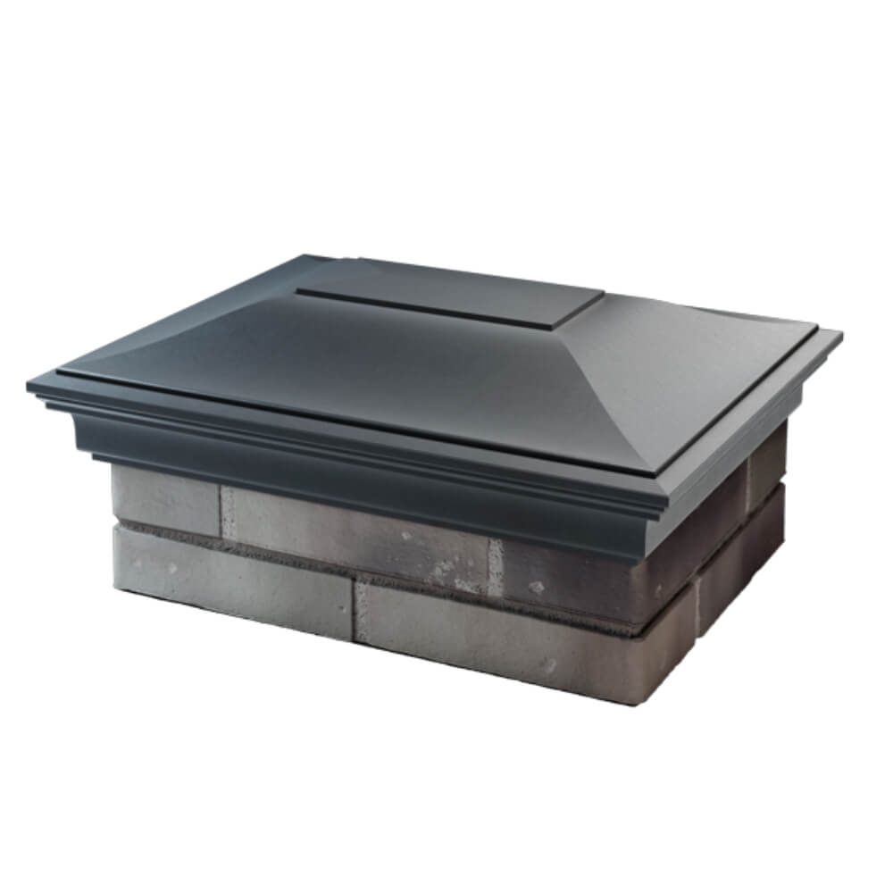 Колпак Zking Монблан Серый на столб 2х1.5 кирпича (515х385мм) в Киселевске фото