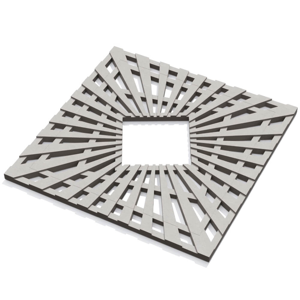 Приствольная решетка для дерева ZKING ATMOSPHERE 1.2х1.2м Бежевая в Киселевске фото