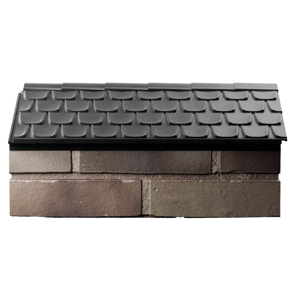 Парапет Zking Эльбрус Серый с посадкой на 1 кирпич (255мм) в Киселевске фото