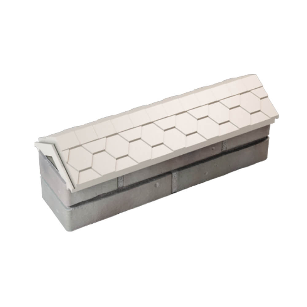 Парапет Zking Эверест Бежевый с посадкой на 0.5 кирпича (130мм) в Киселевске фото