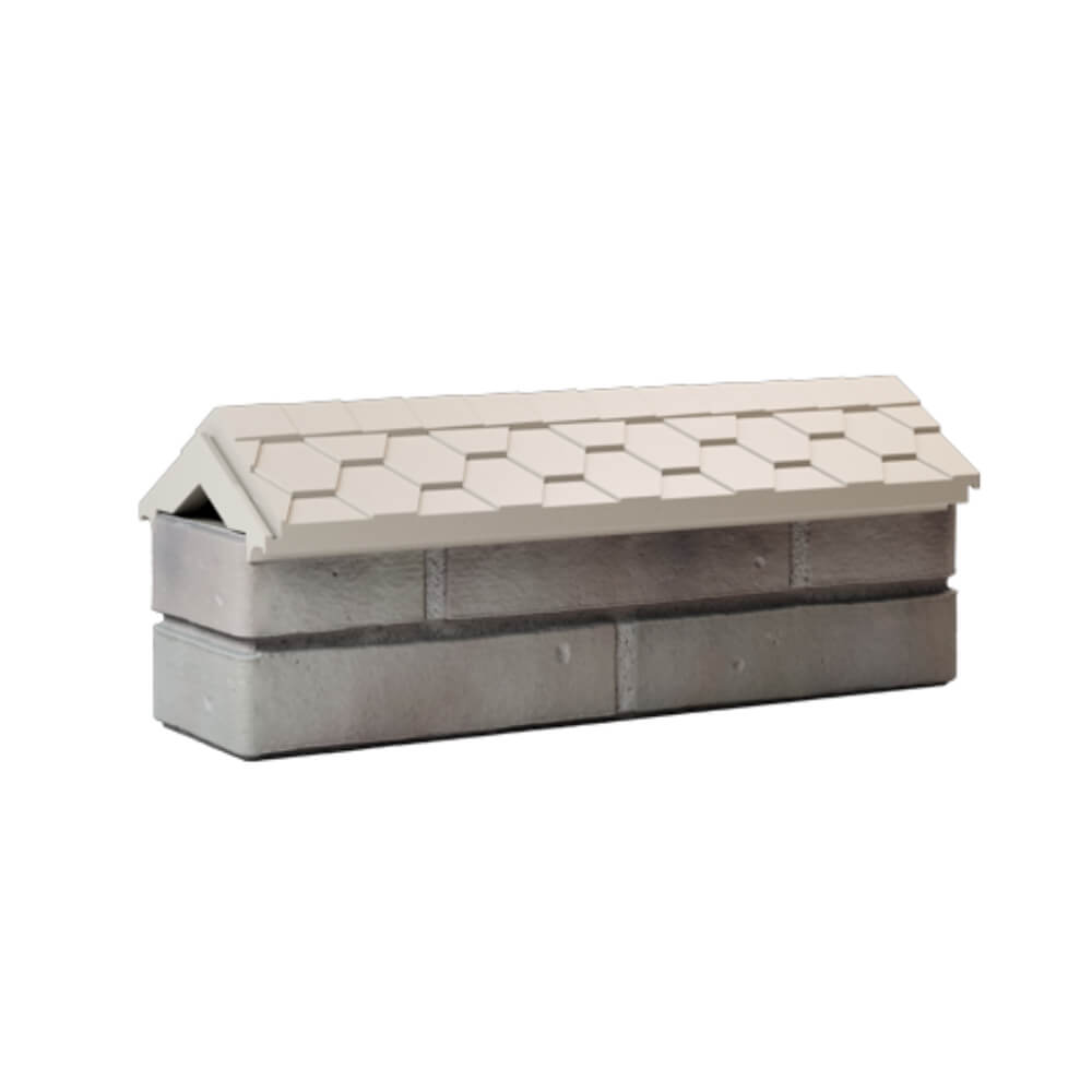 Парапет Zking Эверест Бежевый с посадкой на 0.5 кирпича (130мм) Киселевск фото