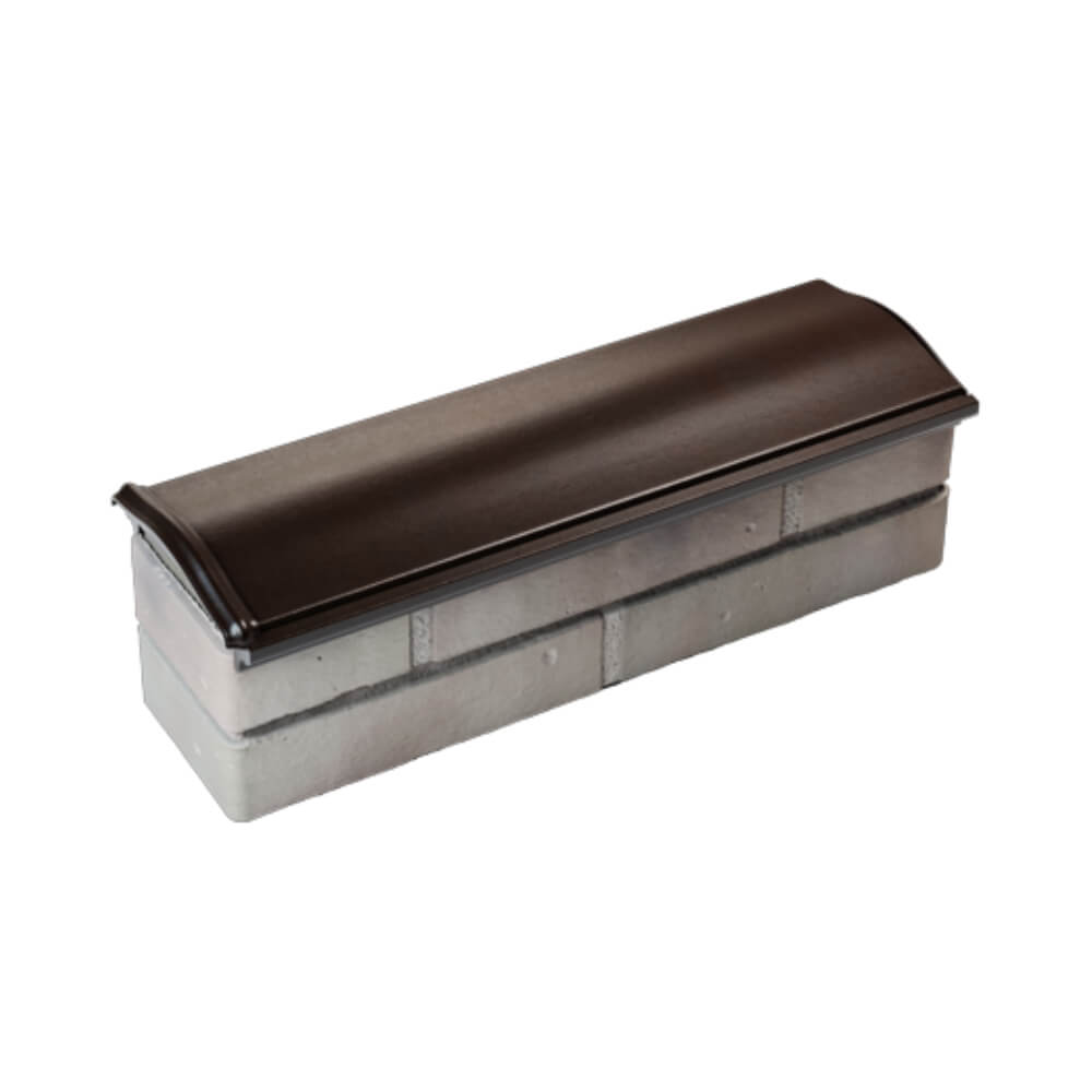 Парапет Zking Монблан Коричневый посадка на 0.5 кирпича (130мм) в Киселевске фото