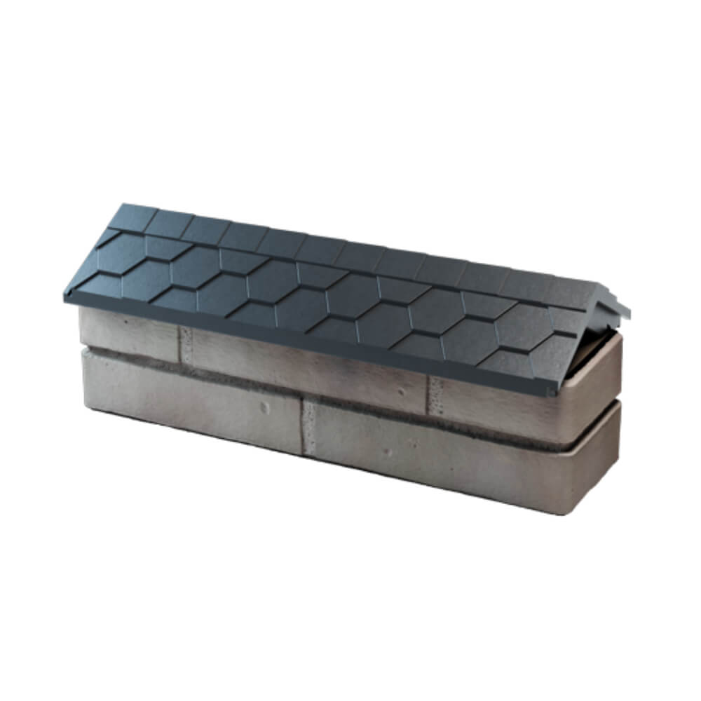 Парапет Zking Эверест Серый с посадкой на 0.5 кирпича (130мм) в Киселевске фото