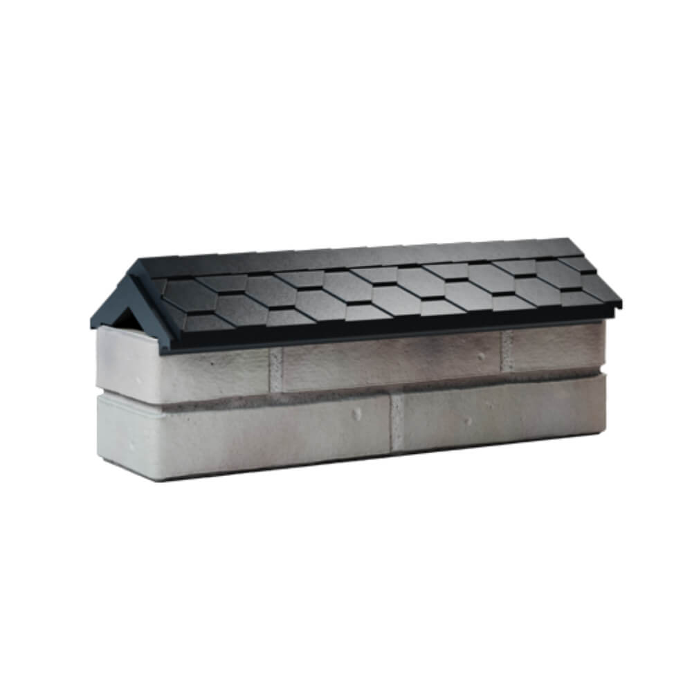 Парапет Zking Эверест Черный с посадкой на 0.5 кирпича (130мм) Киселевск фото