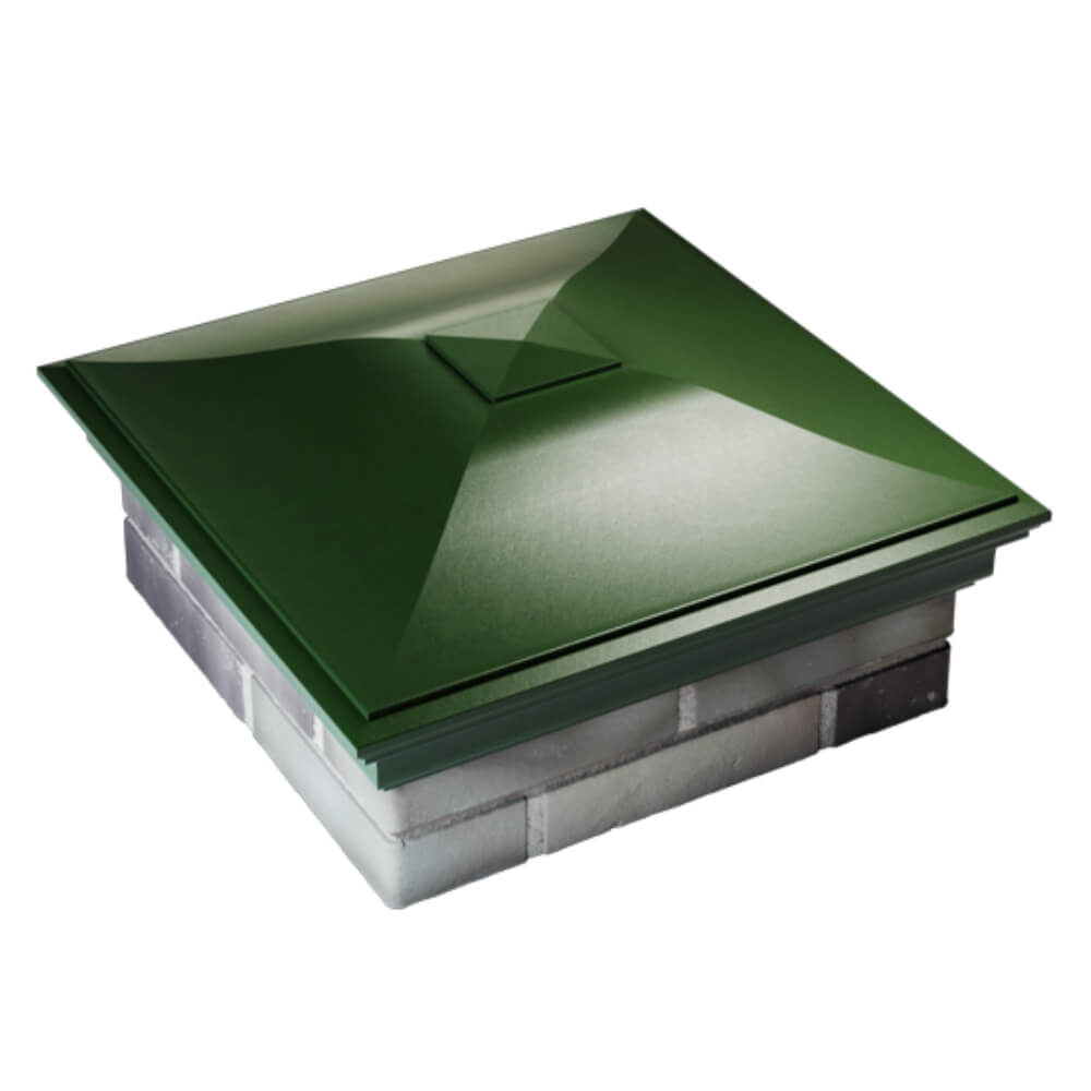 Колпак Zking Монблан Зеленый на столб 2х2 кирпича (515х515мм) Киселевск фото