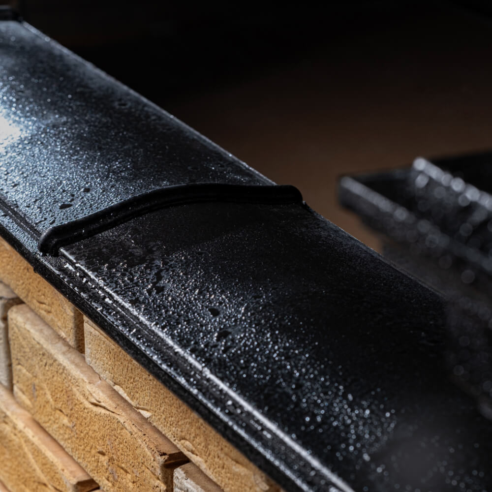 Парапет Zking Монблан Черный посадка на 0.5 кирпича (130мм) в Киселевске фото