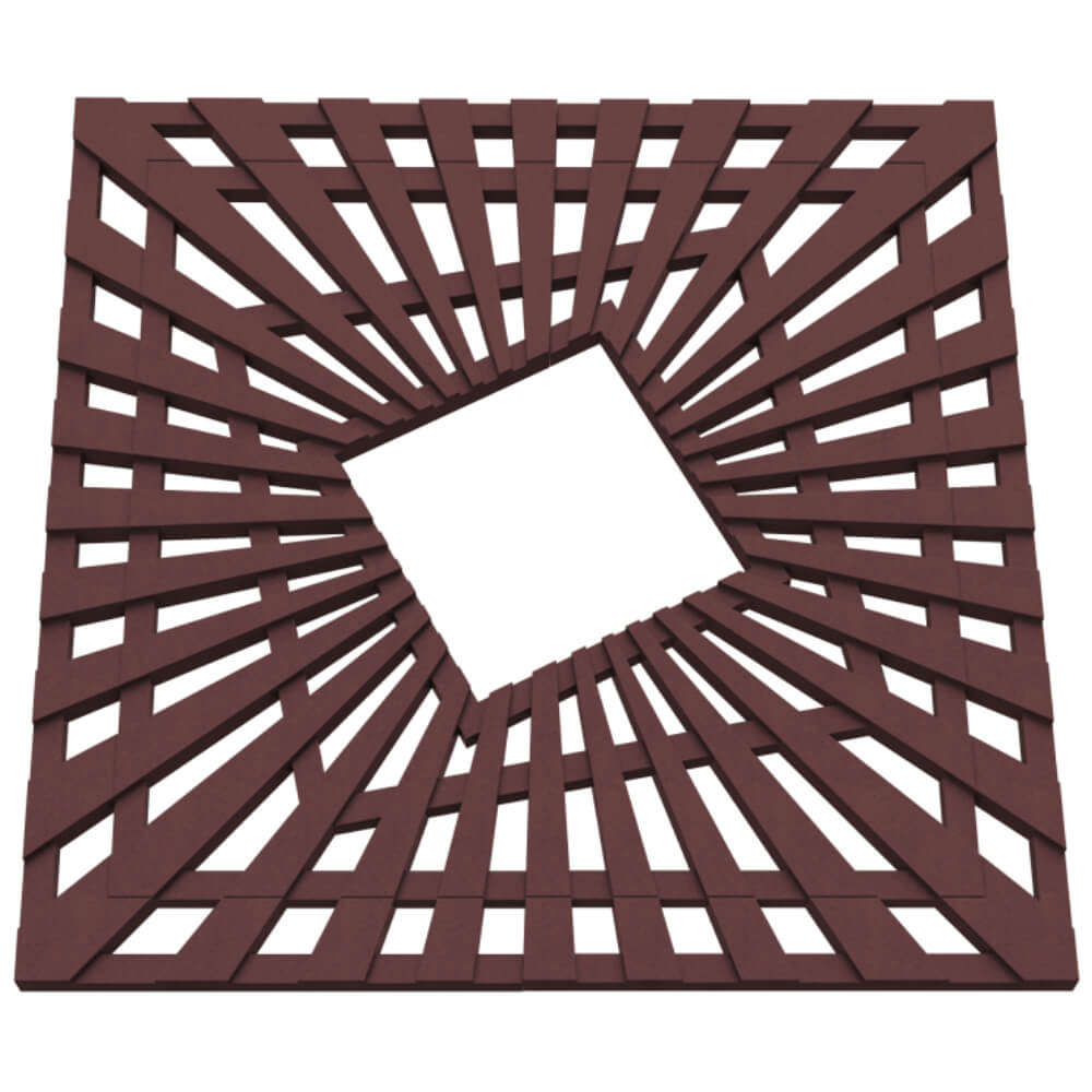 Приствольная решетка для дерева ZKING ATMOSPHERE 1.2х1.2м Коричневая в Киселевске фото