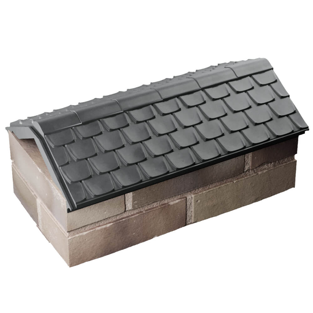 Парапет Zking Эльбрус Серый с посадкой на 1 кирпич (255мм) в Киселевске фото