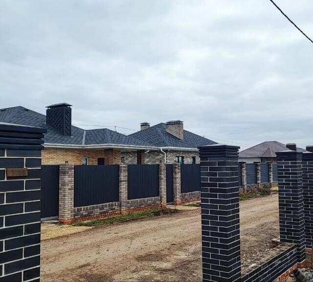 Колпак Zking Бона ХайТек Серый на столб 1.5х1.5 кирпича (385х385мм) в Киселевске фото