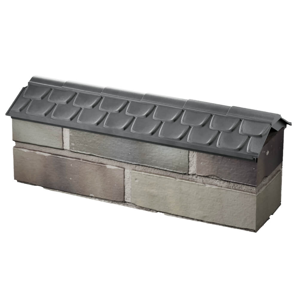 Парапет Zking Эльбрус Серый с посадкой на 0.5 кирпича (130мм) в Киселевске фото