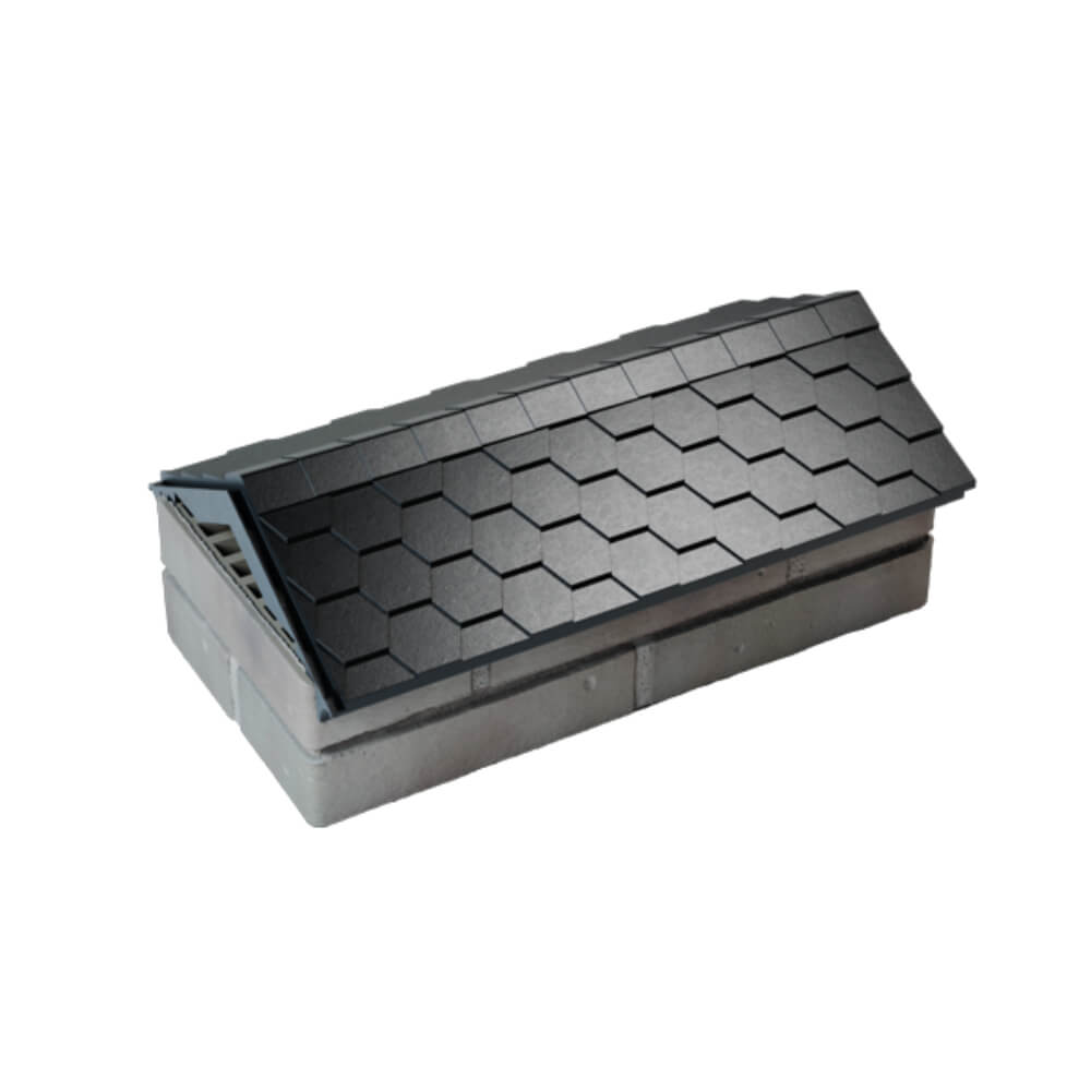 Парапет Zking Эверест Черный с посадкой на 1 кирпич (200/225/255мм) в Киселевске фото