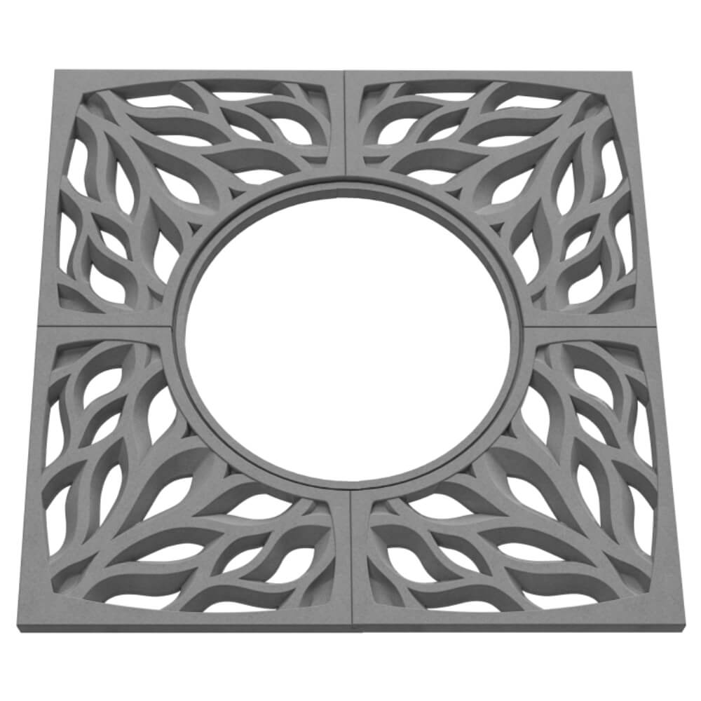 Приствольная решетка для дерева ZKING CRUST 1.2х1.2м Серая в Киселевске фото