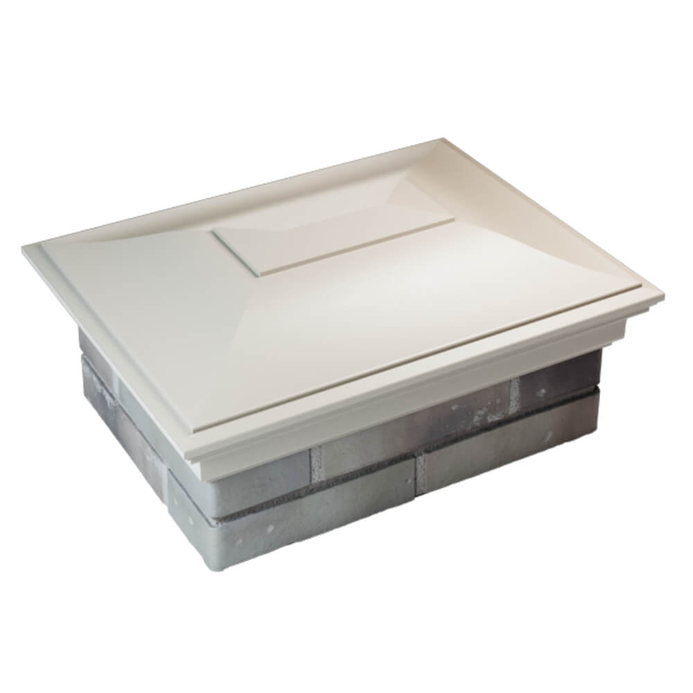 Колпак Zking Монблан Бежевый на столб 2х1.5 кирпича (515х385мм) Киселевск фото