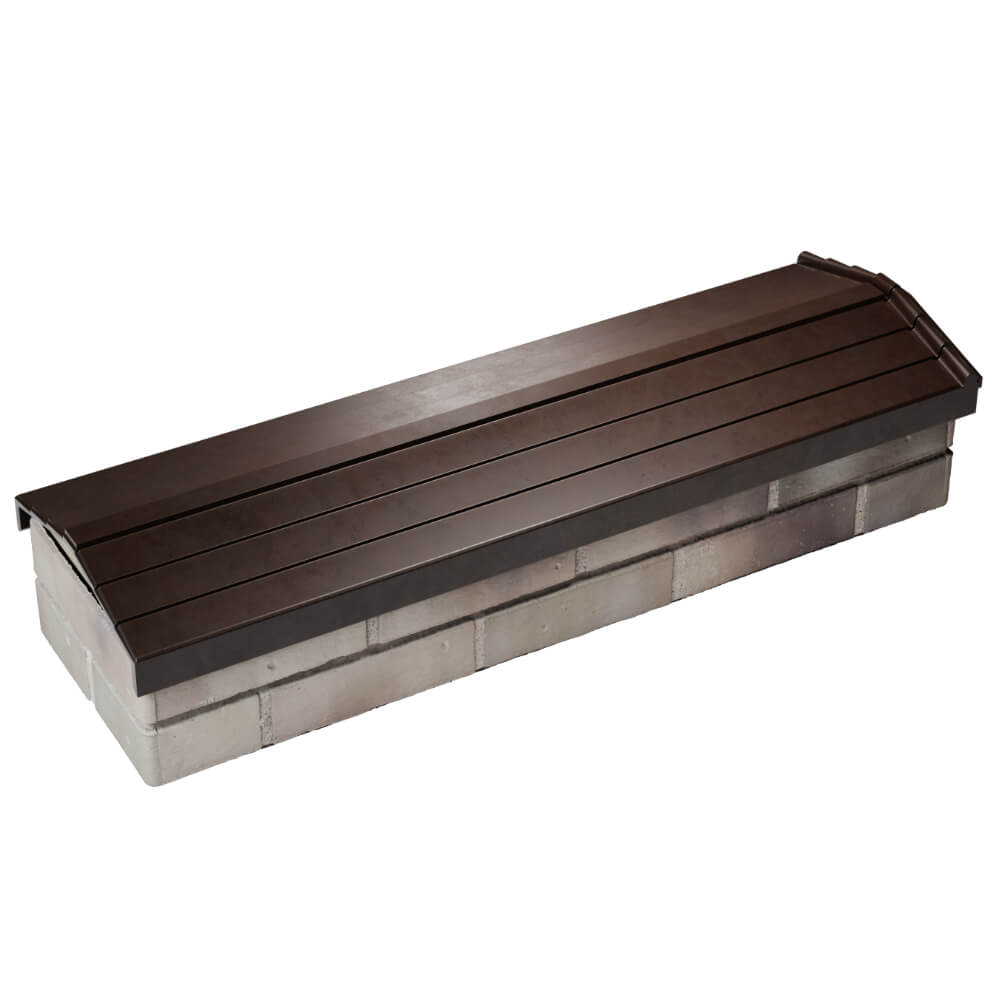 Парапет Zking Бона ХайТек Коричневый посадка на 0.5 кирпича (130мм) в Киселевске фото