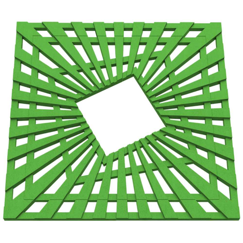 Приствольная решетка для дерева ZKING ATMOSPHERE 1.2х1.2м Зеленая в Киселевске фото