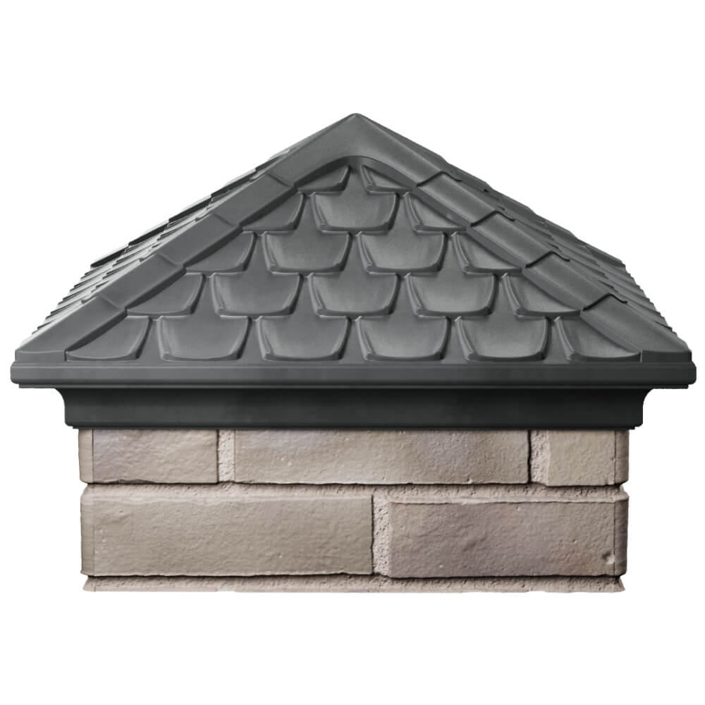 Колпак Zking Эльбрус Серый на столб 1.5х1.5 кирпича (385х385мм) Киселевск фото