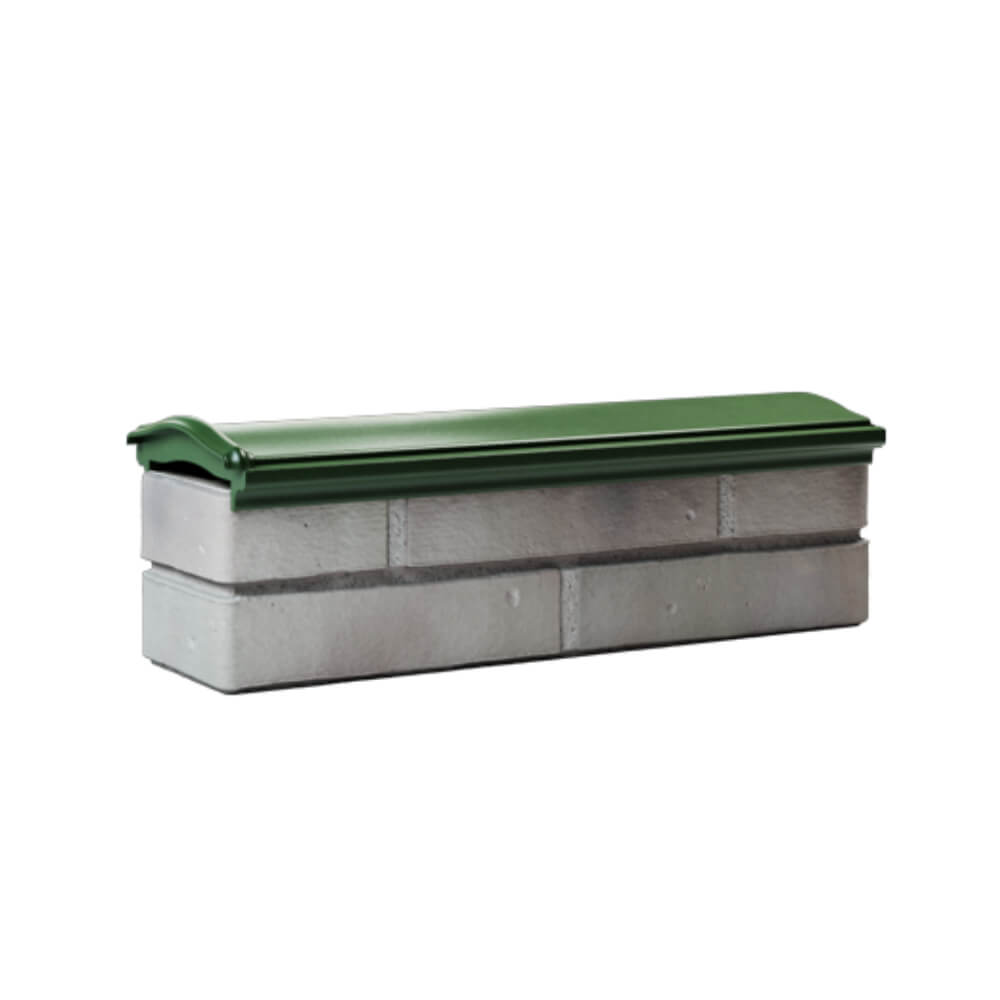 Парапет Zking Монблан Зеленый посадка на 0.5 кирпича (130мм) Киселевск фото