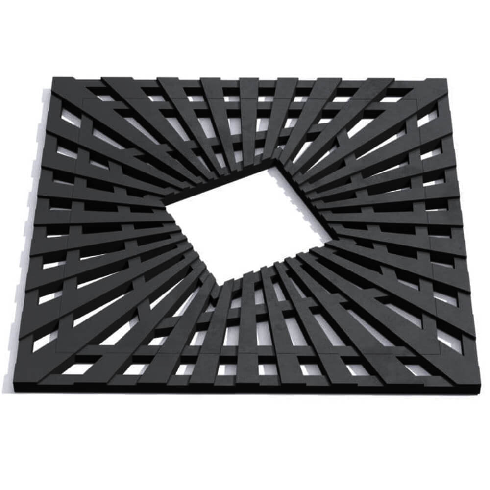 Приствольная решетка для дерева ZKING ATMOSPHERE 1.2х1.2м Черная Киселевск фото