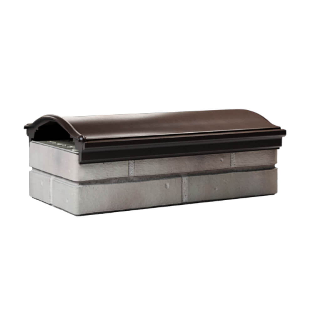 Парапет Zking Монблан Коричневый посадка на 1 кирпич (200/225/255мм) Киселевск фото