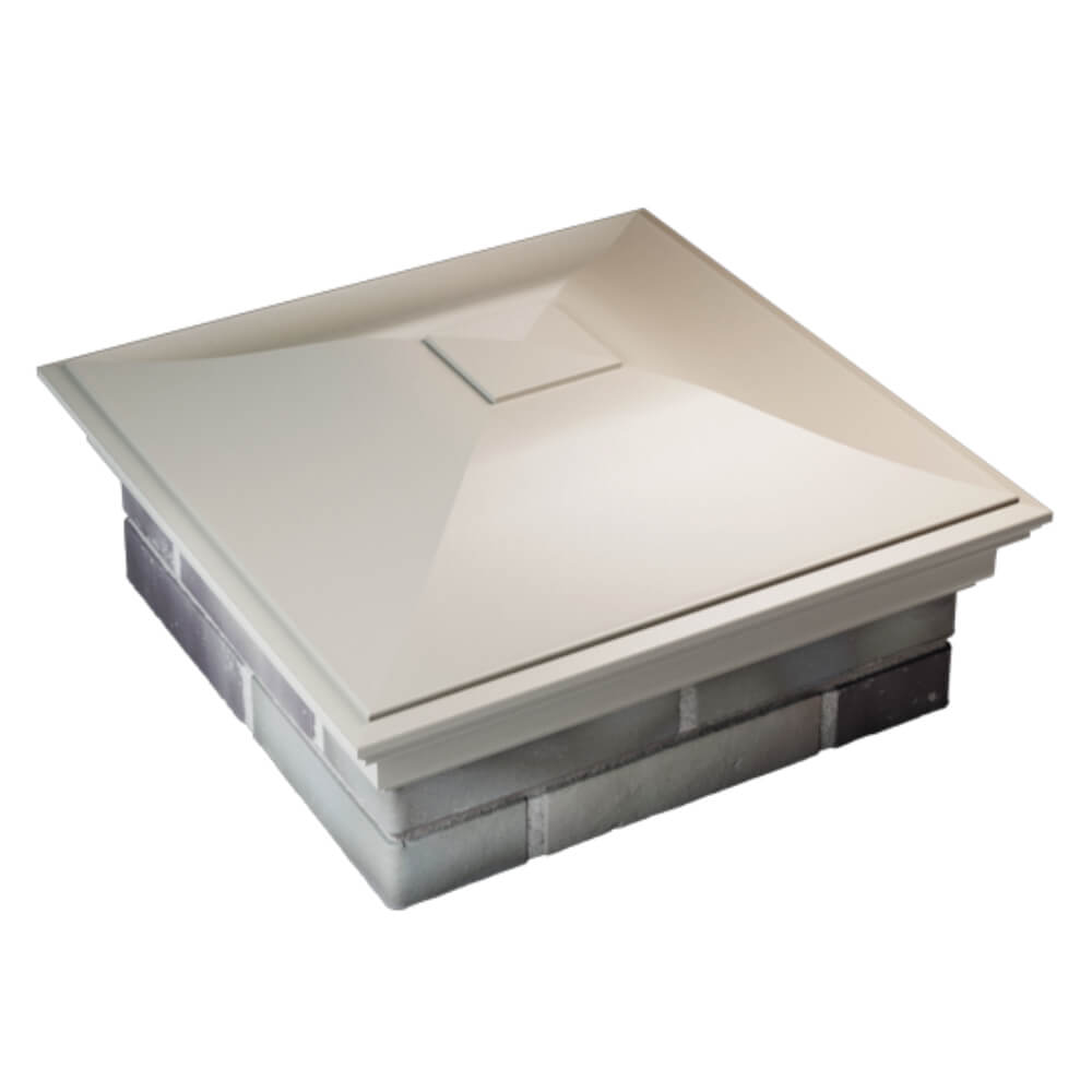 Колпак Zking Монблан Бежевый на столб 2х2 кирпича (515х515мм) Киселевск фото