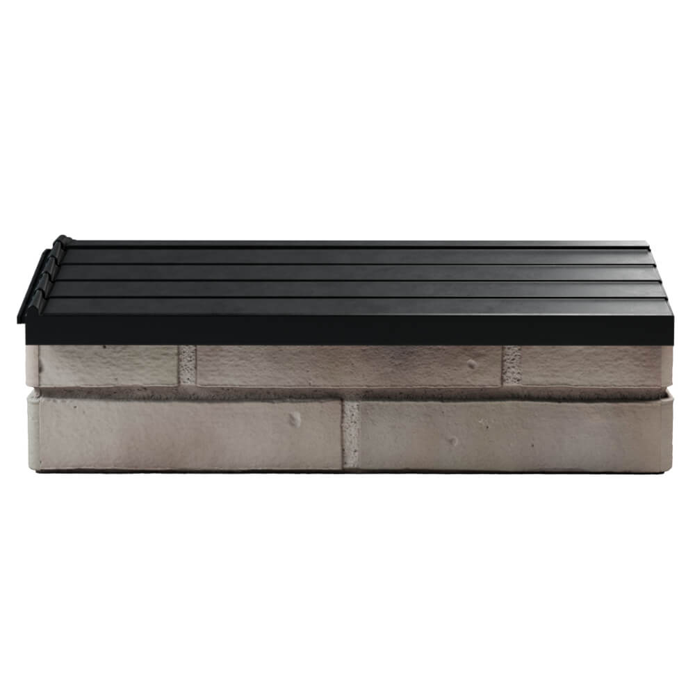 Парапет Zking Бона ХайТек Черный с посадкой на 1 кирпич (200/225/255мм) в Киселевске фото