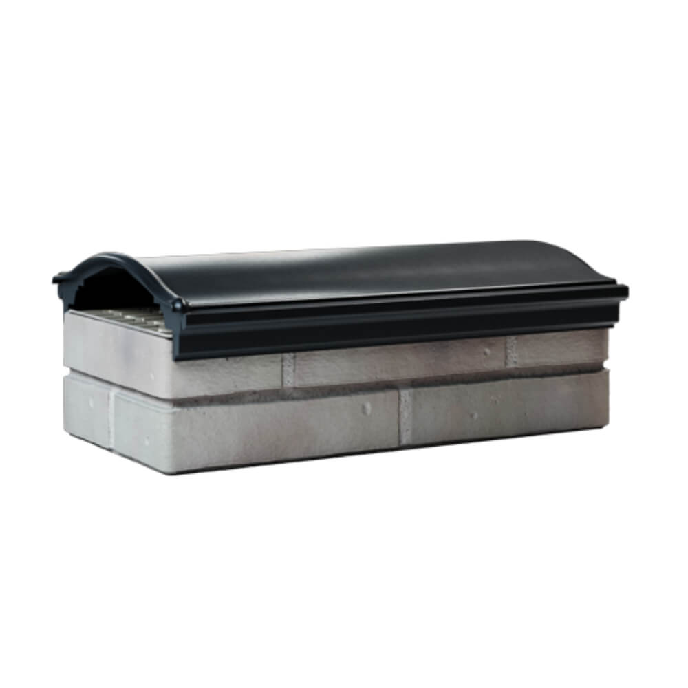 Парапет Zking Монблан Черный посадка на 1 кирпич (200/225/255мм) Киселевск фото