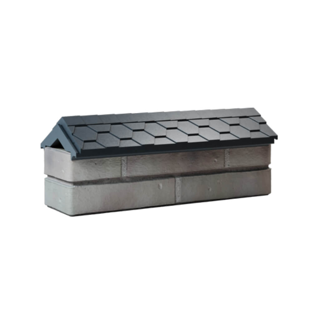 Парапет Zking Эверест Серый с посадкой на 0.5 кирпича (130мм) Киселевск фото