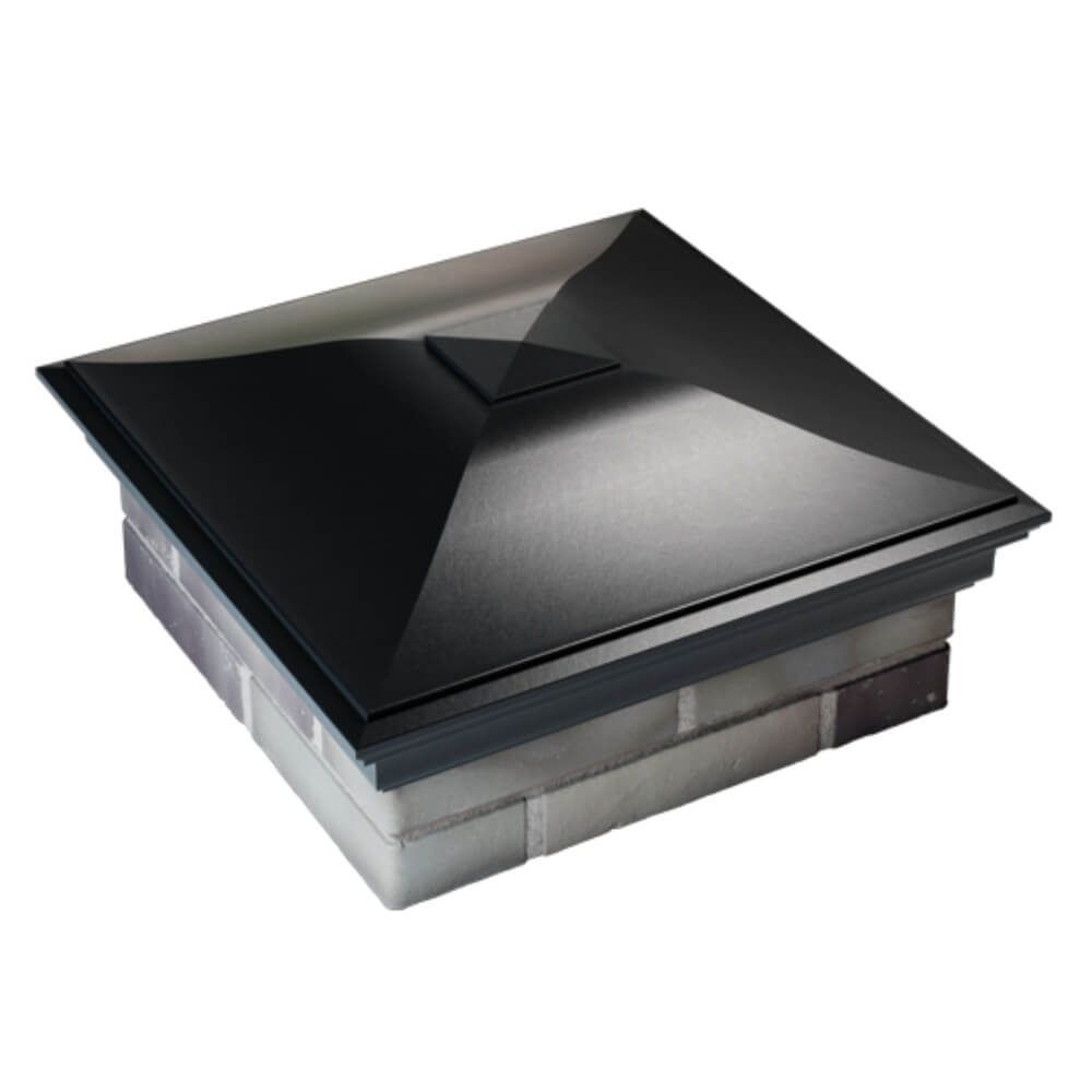 Колпак Zking Монблан Черный на столб 2х2 кирпича (515х515мм) Киселевск фото