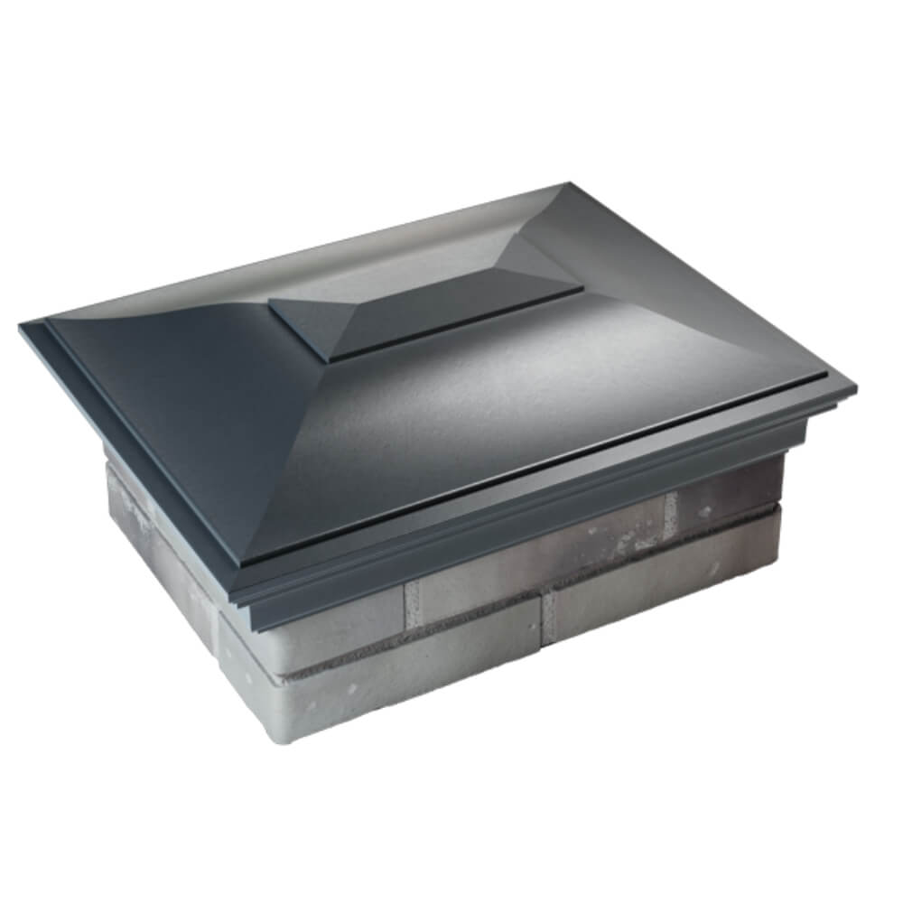 Колпак Zking Монблан Серый на столб 2х1.5 кирпича (515х385мм) Киселевск фото