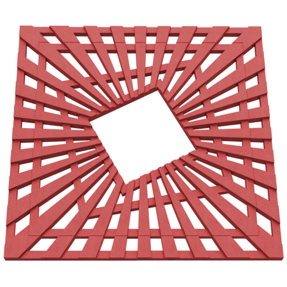 Приствольная решетка для дерева ZKING ATMOSPHERE 1.2х1.2м Красная в Киселевске фото