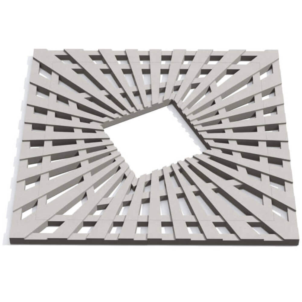 Приствольная решетка для дерева ZKING ATMOSPHERE 1.2х1.2м Бежевая Киселевск фото