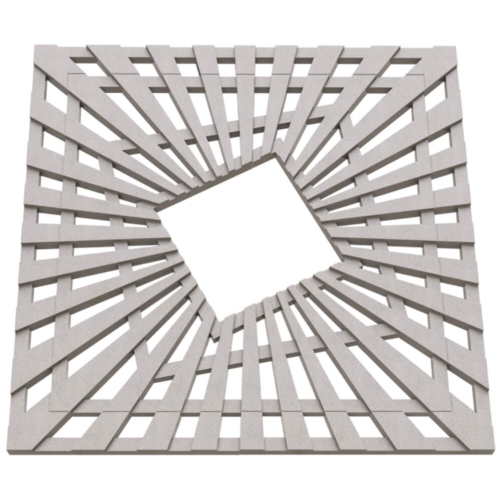 Приствольная решетка для дерева ZKING ATMOSPHERE 1.2х1.2м Бежевая в Киселевске фото