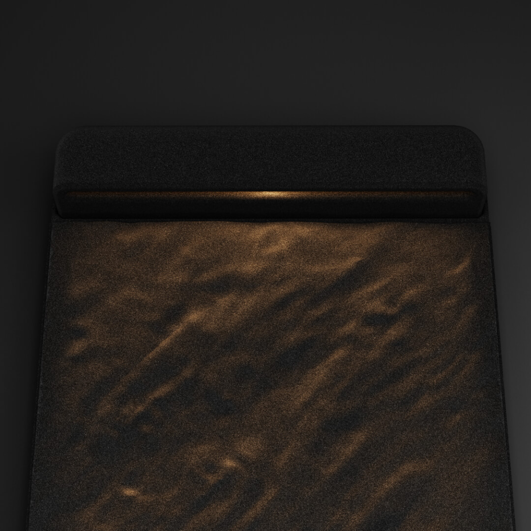 LED Светильник для шаговой плиты STONE Черный Сланец 330х75х98мм в Киселевске фото