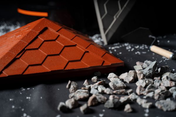 Колпак Zking Эверест Красный на столб 1.5х1.5 кирпича (390х390мм) в Киселевске фото