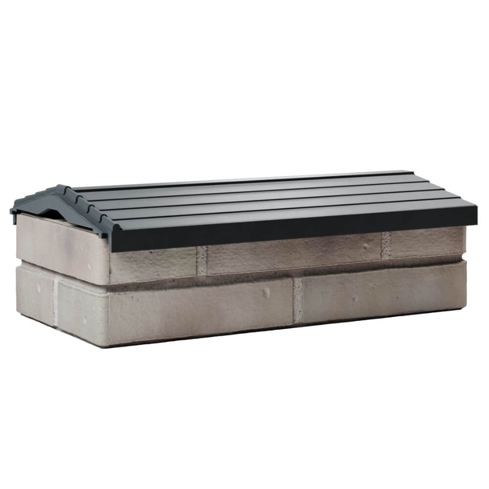 Парапет Zking Бона ХайТек Серый с посадкой на 1 кирпич (200/225/255мм) Киселевск фото