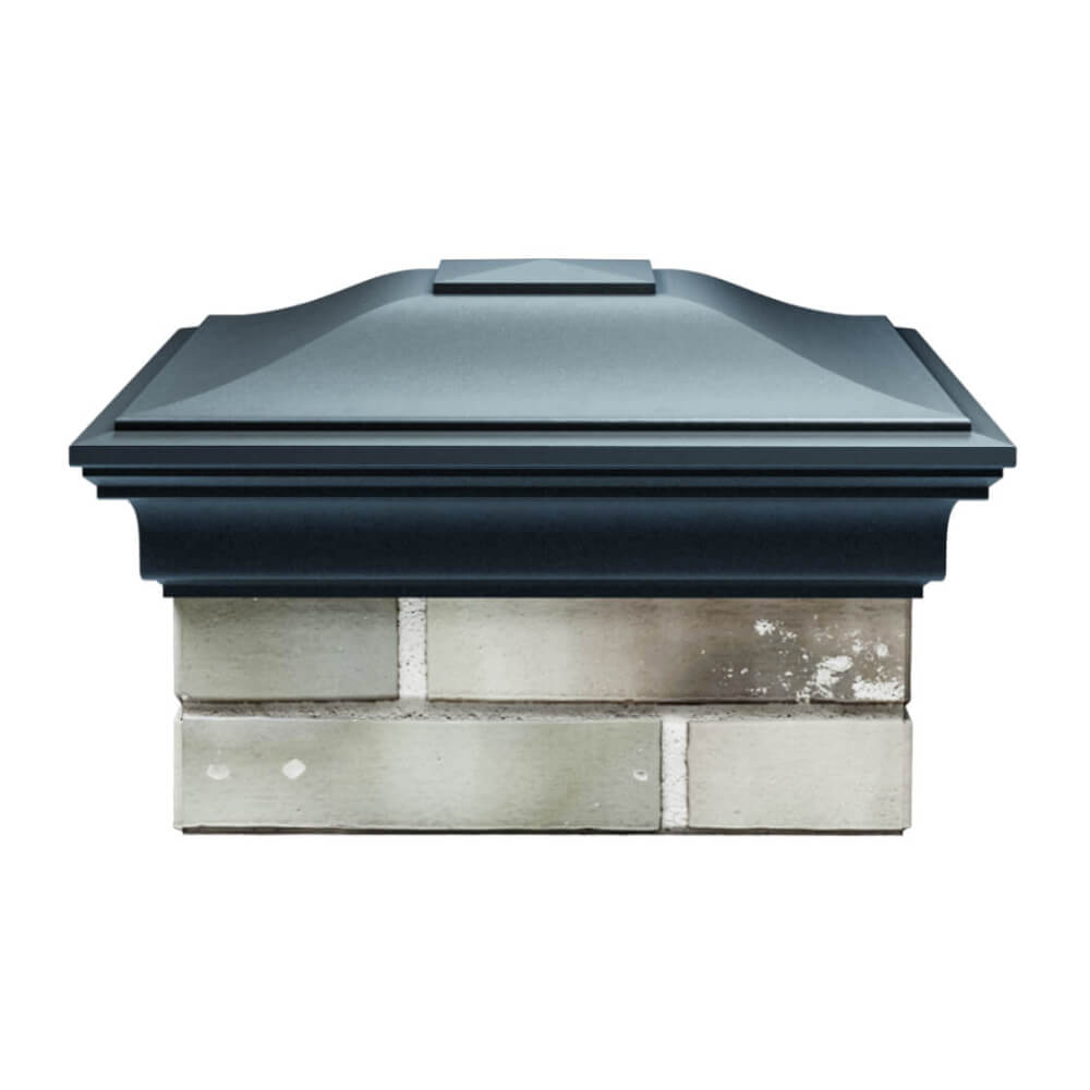 Колпак Zking Монблан Серый на столб 1.5х1.5 еврокирпича 0.7НФ (355х355мм) Киселевск фото