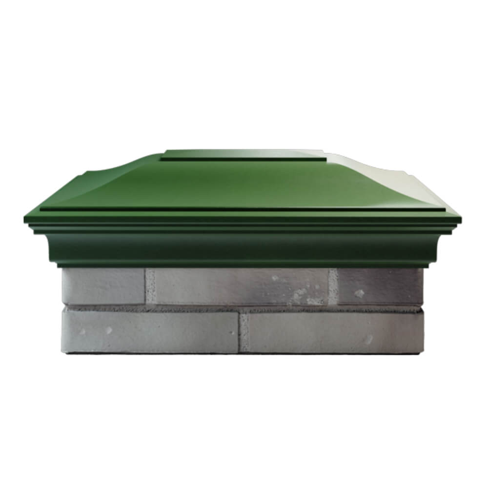 Колпак Zking Монблан Зеленый на столб 2х1.5 кирпича (515х385мм) в Киселевске фото