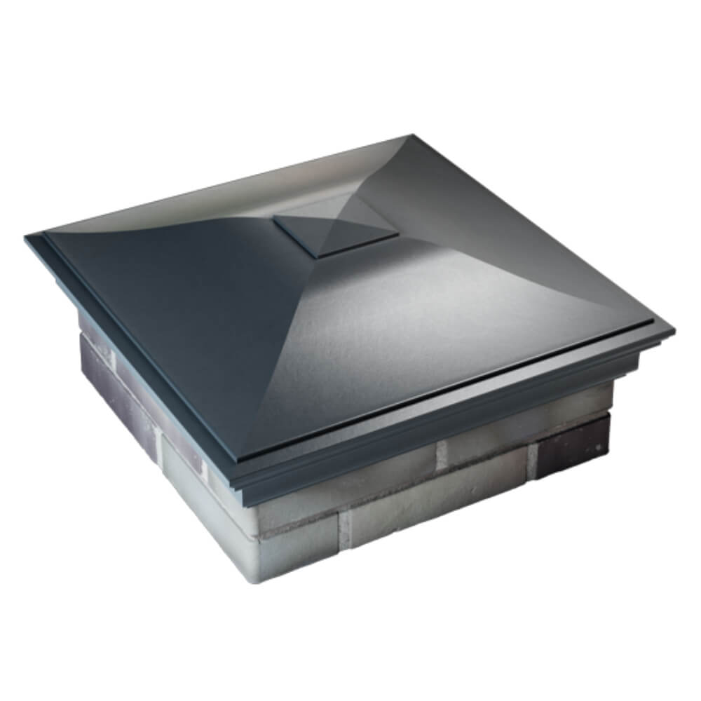 Колпак Zking Монблан Серый на столб 2х2 кирпича (515х515мм) Киселевск фото