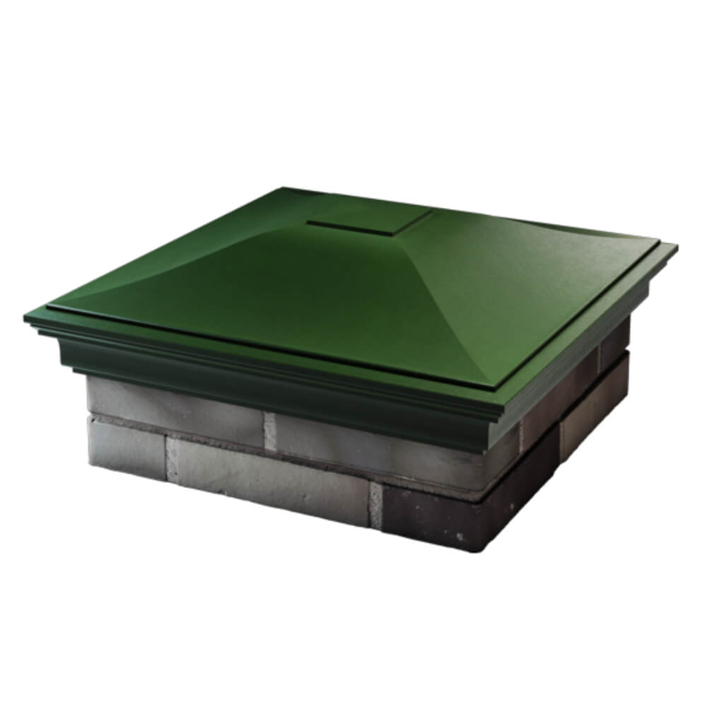 Колпак Zking Монблан Зеленый на столб 2х2 кирпича (515х515мм) в Киселевске фото