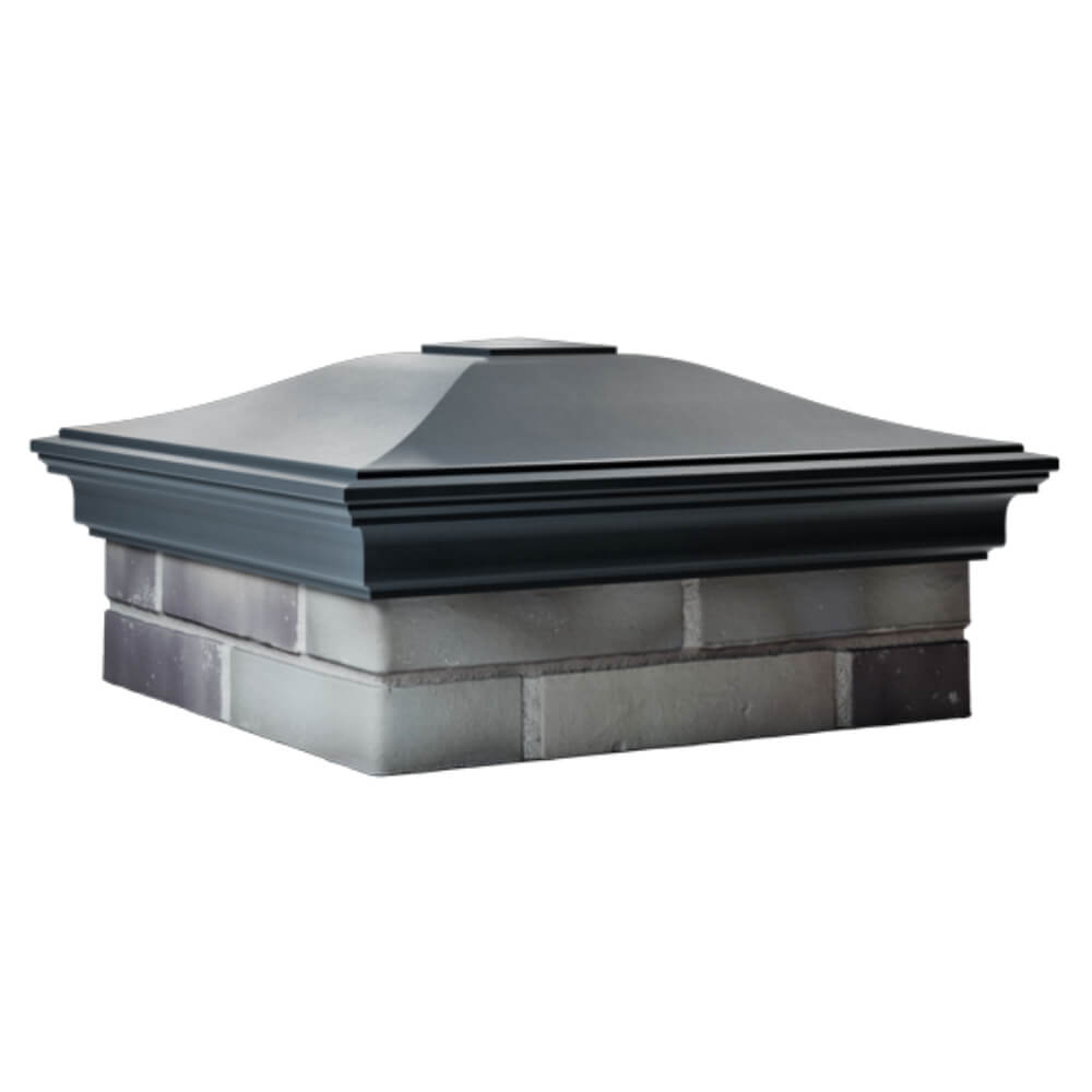 Колпак Zking Монблан Серый на столб 2х2 кирпича (515х515мм) в Киселевске фото