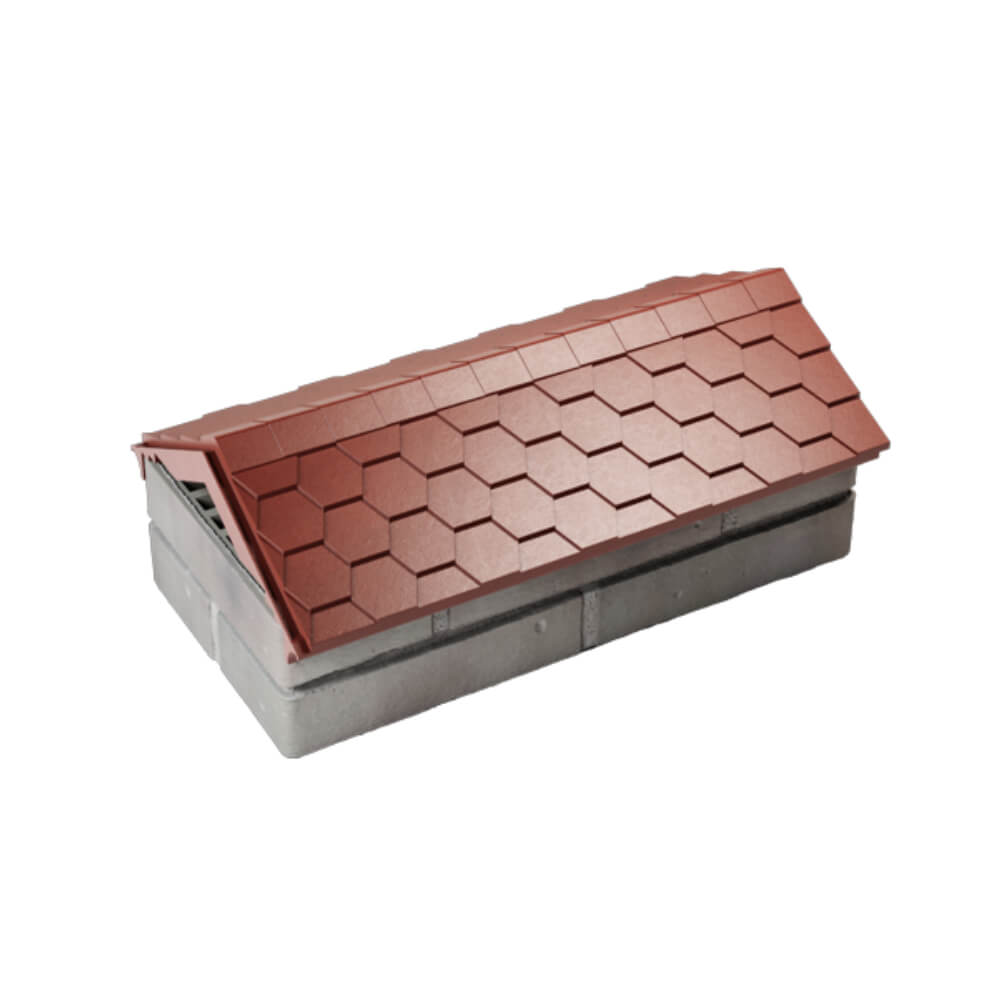Парапет Zking Эверест Красный с посадкой на 1 кирпич (200/225/255мм) в Киселевске фото
