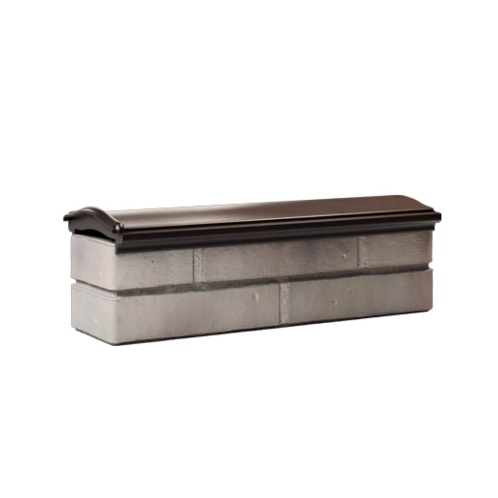 Парапет Zking Монблан Коричневый посадка на 0.5 кирпича (130мм) Киселевск фото