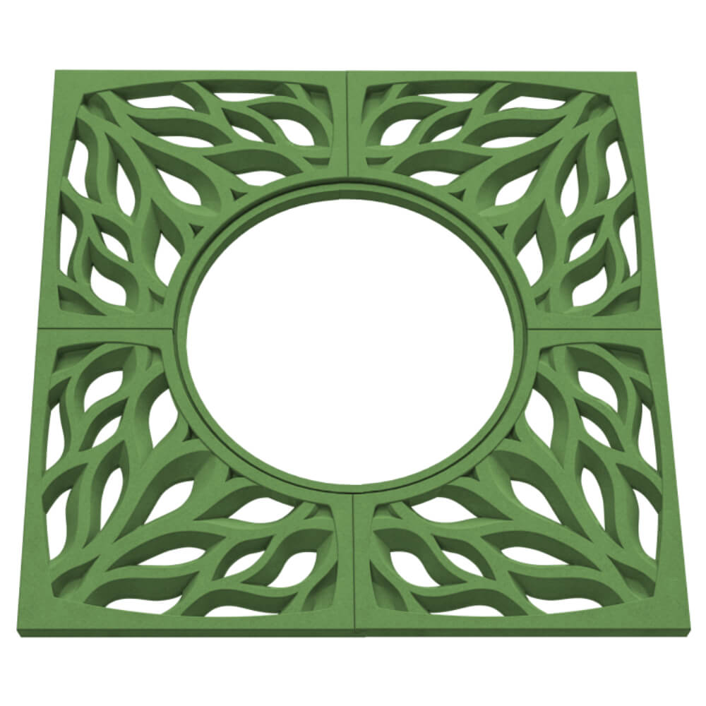 Приствольная решетка для дерева ZKING CRUST 1.2х1.2м Зеленая в Киселевске фото